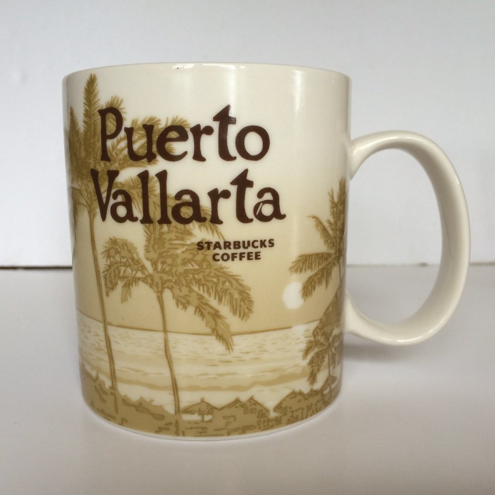 Starbucks 2018 Global Icon Series Puerto Vallarta Mexico Coffee Mug 16 oz